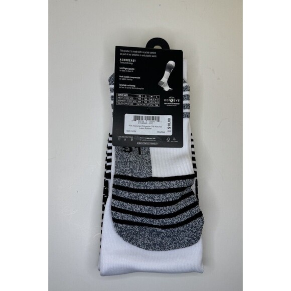 Adidas Team Speed Soccer Socks White SZ Large (Shoe Size M 9-13, W 10-12) - Picture 2 of 2